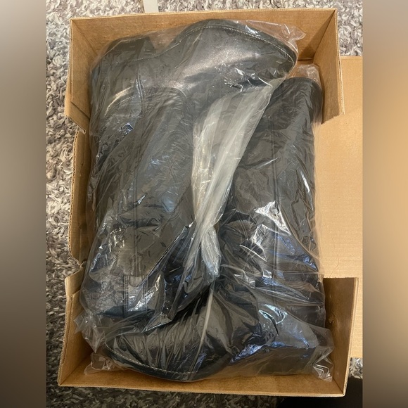 NWT Alberta Boot Black Kangaroo Leather Cowboy Boots Western Boots Women Size 11 - Picture 9 of 10